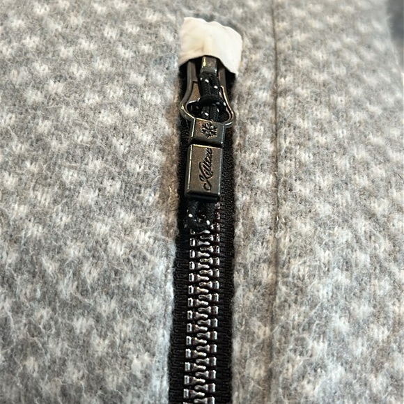 Killtec Women’s Fleece ski Jacket w/ standup collar grey & white Size 4 - Picture 6 of 8